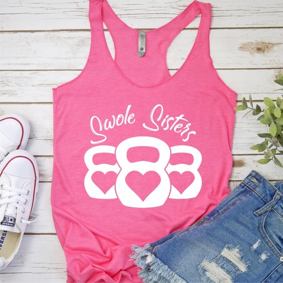 SWOLE SISTERS MUSCLE FITNESS CROSSFIT WORKOUT GYM - Picture 2 of 8